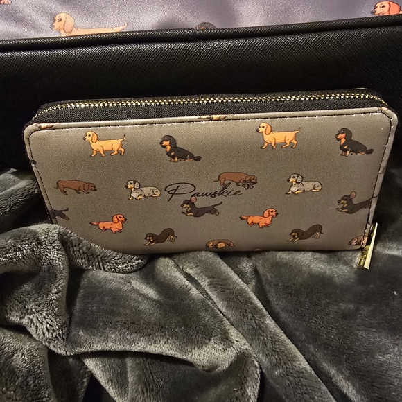 Dachshund Print Tote Bag & Wallet Set (NWOT) - Picture 3 of 4